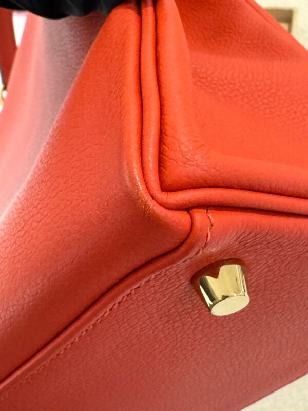Hermes Kelly 32 Capucine Evercolor GHW - Image 6