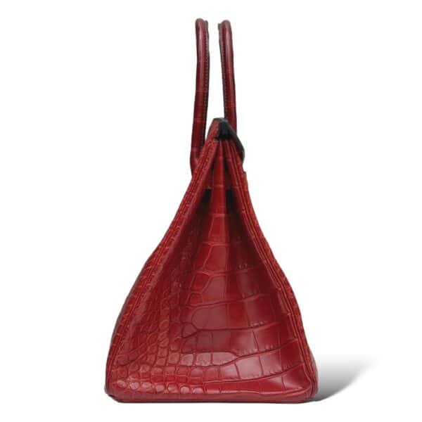 Hermes Birkin 35 Bordeaux Croco GHW - Image 3