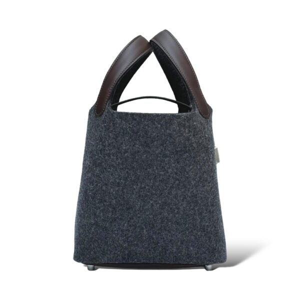 Hermes Picotin 18 Graphite,Ebene Felt PHW - Image 3