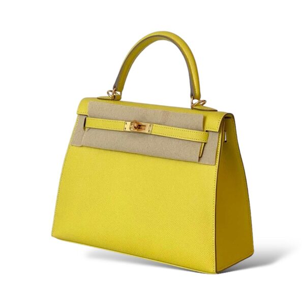 Hermes Kelly 25 Lime GHW - Image 5