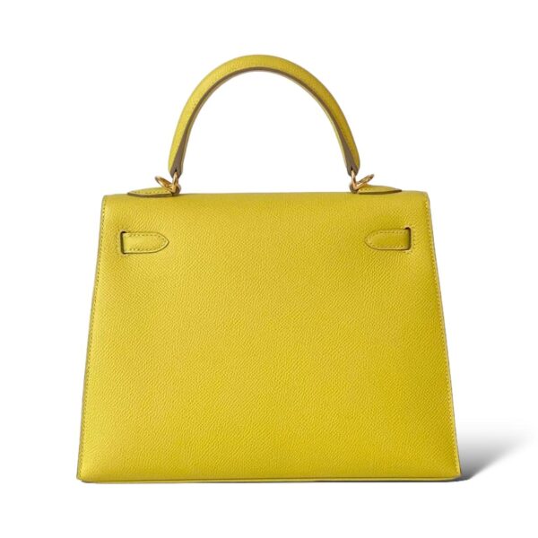 Hermes Kelly 25 Lime GHW - Image 3