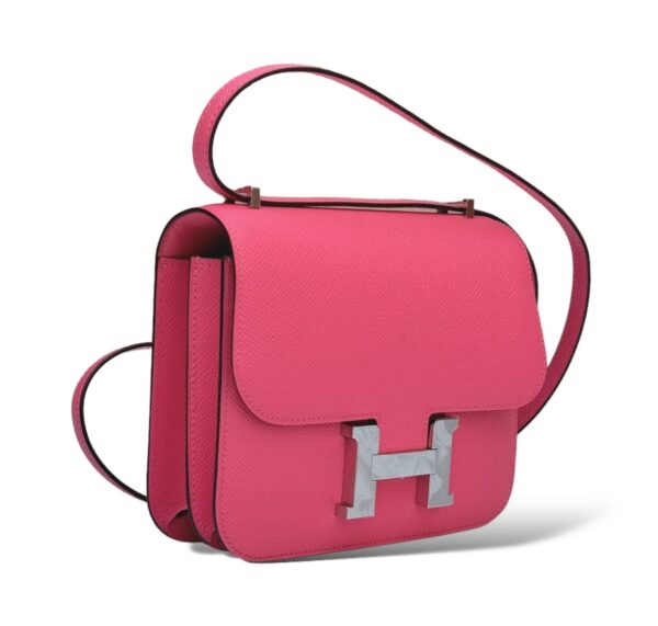 Hermes Constance 18 Rose Azalee Epsom PHW - Image 2