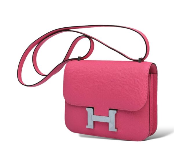 Hermes Constance 18 Rose Azalee Epsom PHW - Image 4