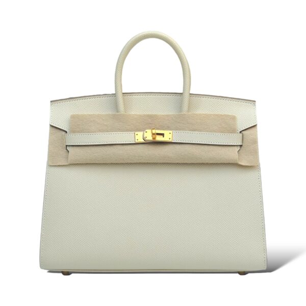 Hermes Birkin 25 Craie Epsom GHW