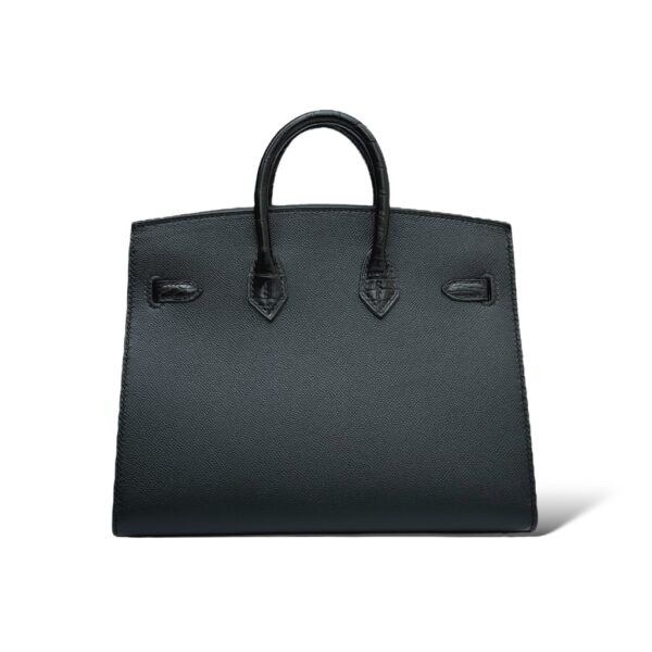 Hermes Birkin 20 Faubourg So Black Midnight BHW - Image 4