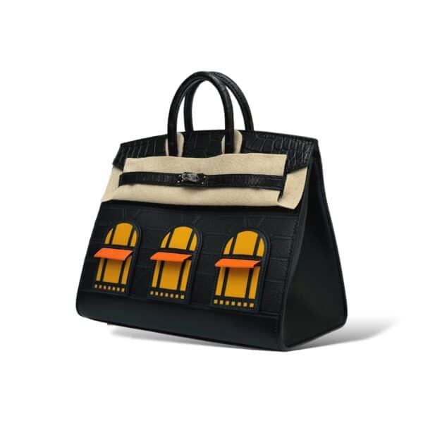 Hermes Birkin 20 Faubourg So Black Midnight BHW - Image 5
