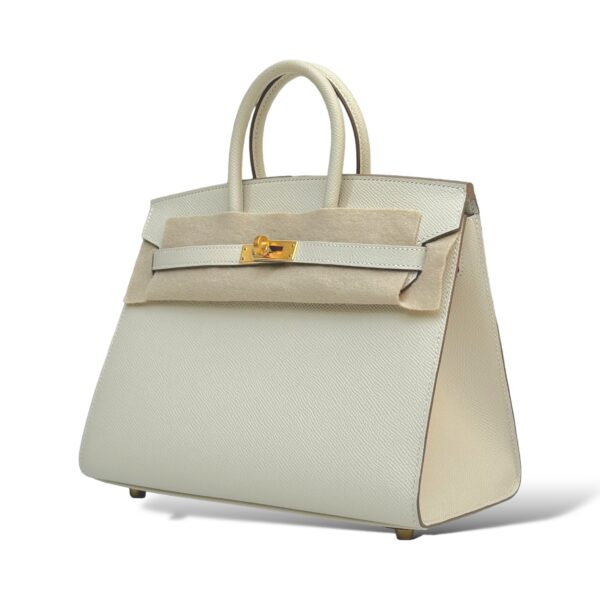 Hermes Birkin 25 Craie Epsom GHW - Image 5