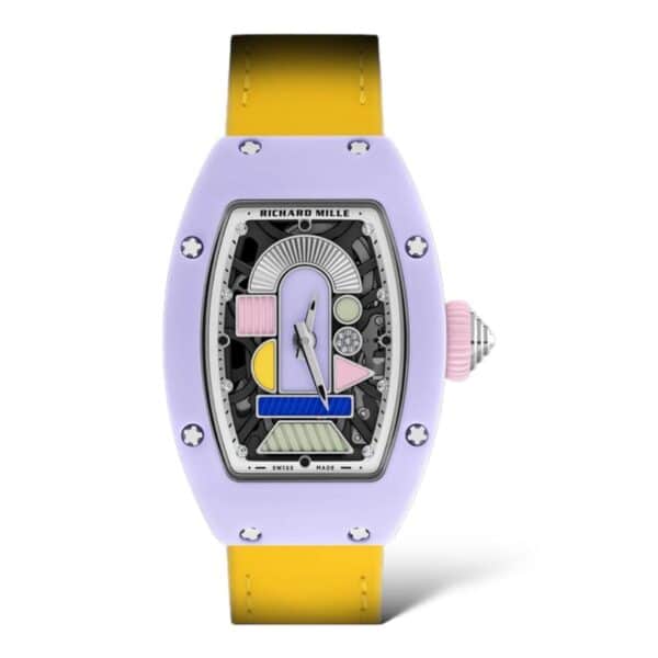Richard Mille 45.66 x 31.40 x 11.85mm RM07-01 Automatic Winding Coloured Ceramics Lavender Pink