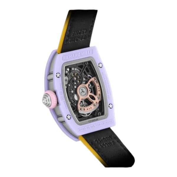Richard Mille 45.66 x 31.40 x 11.85mm RM07-01 Automatic Winding Coloured Ceramics Lavender Pink - Image 3
