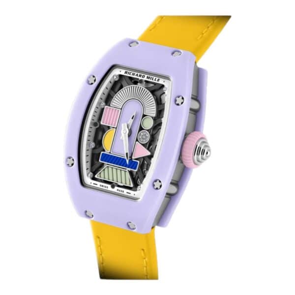 Richard Mille 45.66 x 31.40 x 11.85mm RM07-01 Automatic Winding Coloured Ceramics Lavender Pink - Image 2