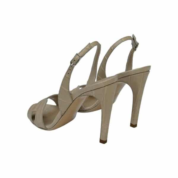 Hermes Holy 105 Beige Argile 36 EU Croco Sandals - Image 4