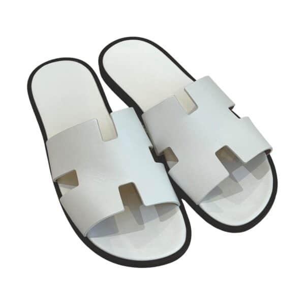 Hermes Izmir 42 EU Blanc Sandals - Image 2