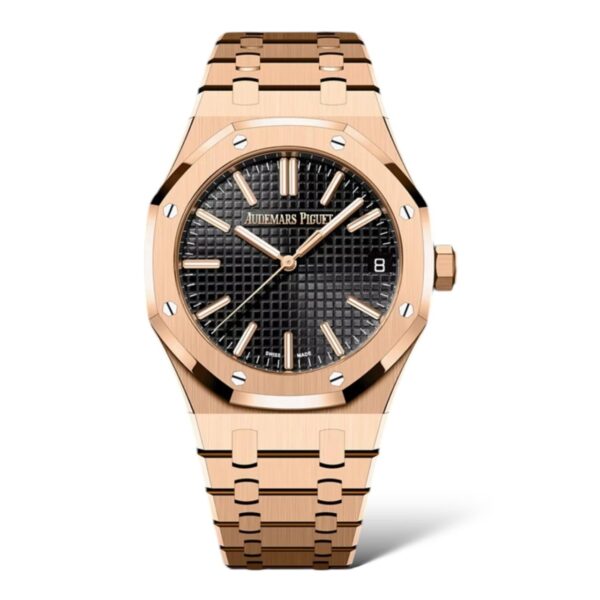 Audemars Piguet Royal Oak 41mm 15510OR.OO.1320OR.02 Selfwinding ''50th Anniversary'' Rose Gold and Black Dial