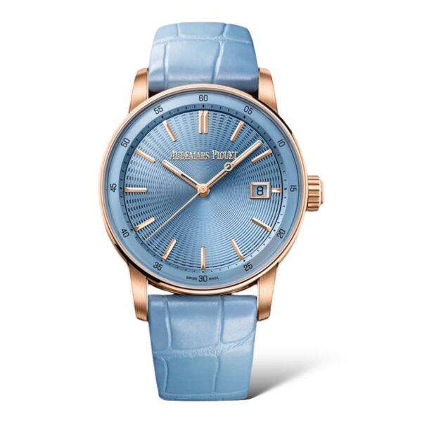 Audemars Piguet Code 11.59 38mm 77410OR.OO.A344CR.01 Light Blue Dial Alligator Strap