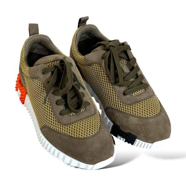 Hermes Bouncing 38.5 EU Vert Toundra Sneakers - Image 2