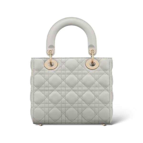 Dior My ABCDior Cloud Gray Cannage Lambskin Bag Small - Image 2