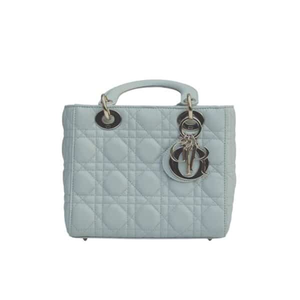 Dior My ABCDior Cloud Gray Cannage Lambskin Bag Small - Image 3