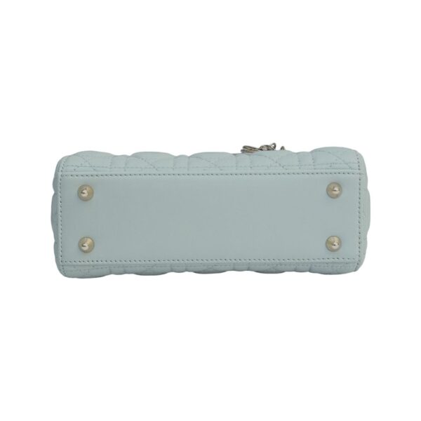 Dior My ABCDior Cloud Gray Cannage Lambskin Bag Small - Image 9