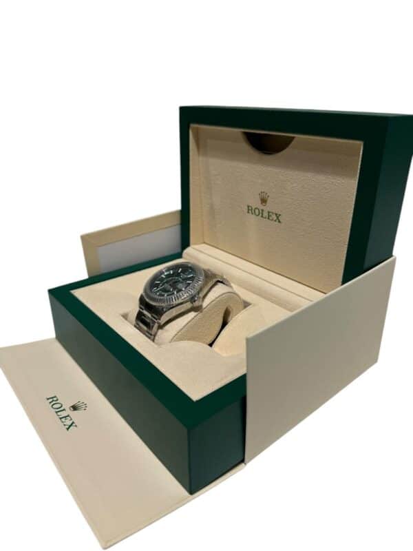 Rolex Sky-Dweller 42mm 336934 Oystersteel and White Gold With Mint Green Dial and Jubilee Bracelet - Image 6