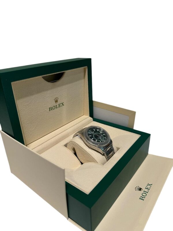 Rolex Sky-Dweller 42mm 336934 Oystersteel and White Gold With Mint Green Dial and Jubilee Bracelet - Image 5