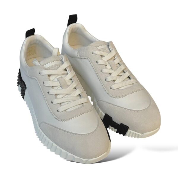 Hermes Bouncing 39.5 EU Blanc Sneakers - Image 3