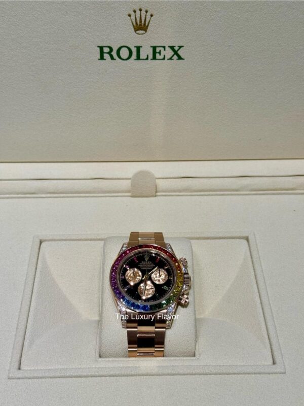 Rolex Daytona 40mm 116595RBOW Rainbow Diamond-Set Bezel Rainbow Diamond Markers - Image 5
