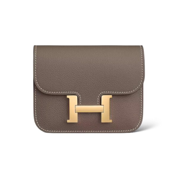 Hermes Constance Slim Etoupe Evercolor GHW