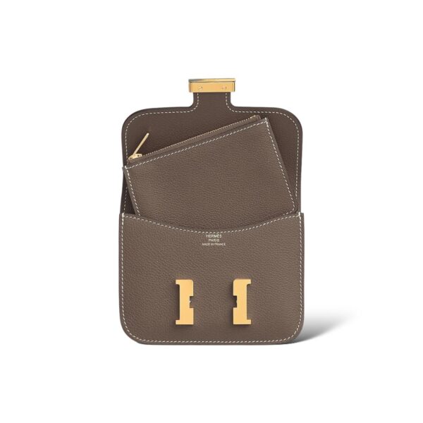 Hermes Constance Slim Etoupe Evercolor GHW - Image 2