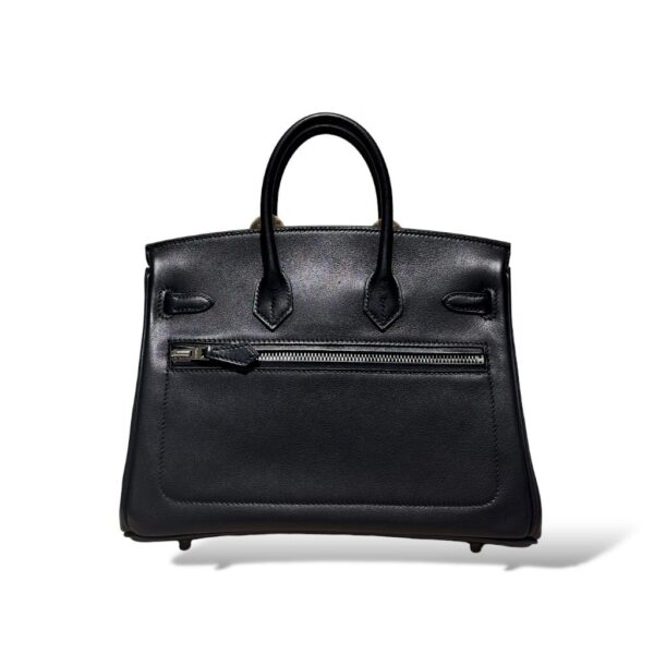 Hermes Birkin 25 Black Rock Veau Volupto PHW - Image 4