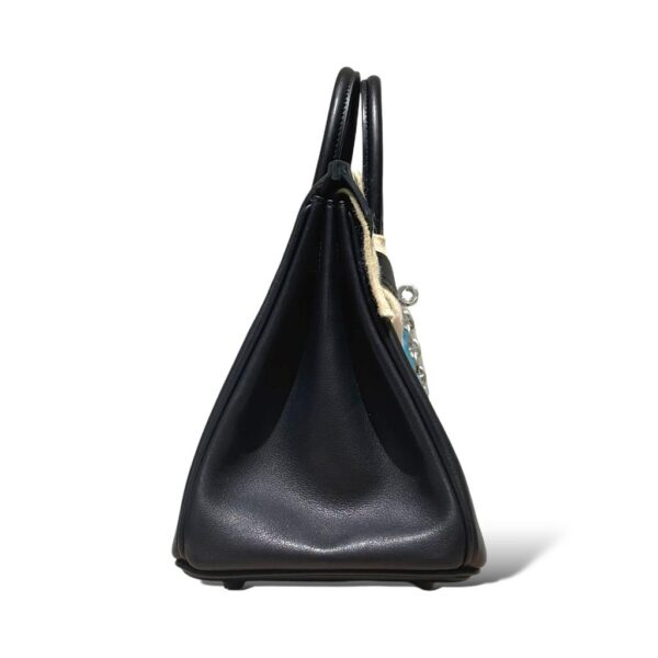 Hermes Birkin 25 Black Rock Veau Volupto PHW - Image 2