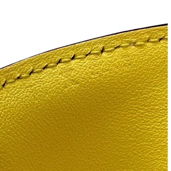 Hermes Tool Box 20 Etoupe/Lime Swift PHW - Image 13