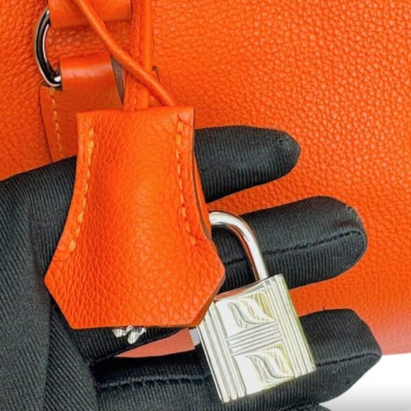 Hermes Tool Box 20 Orange Clemence PHW - Image 8
