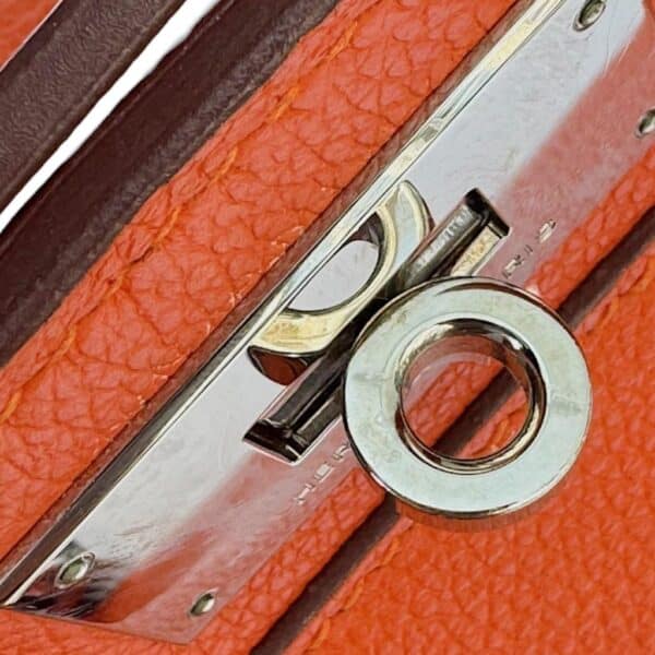Hermes Tool Box 20 Orange Clemence PHW - Image 9