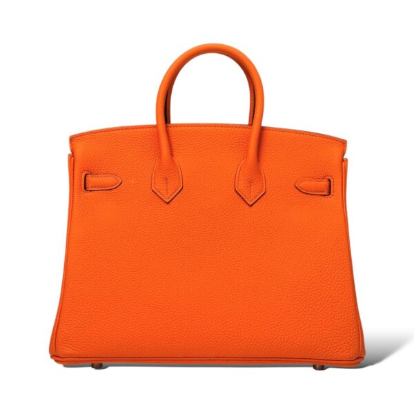 Hermes Birkin 25 Orange Minium Togo PHW - Image 3
