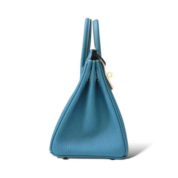 Hermes Birkin 25 Bleu Jean Togo GHW - Image 3