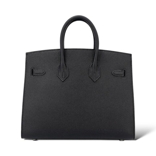 Hermes Birkin 25 Black Epsom PHW - Image 3