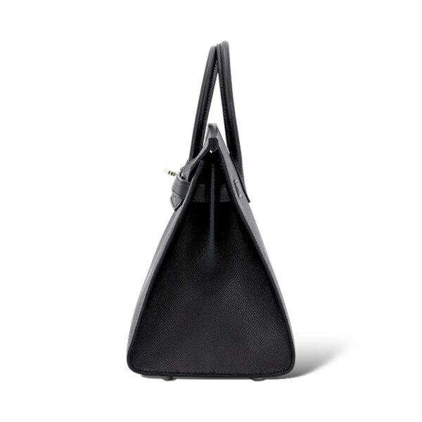 Hermes Birkin 25 Black Epsom PHW - Image 4