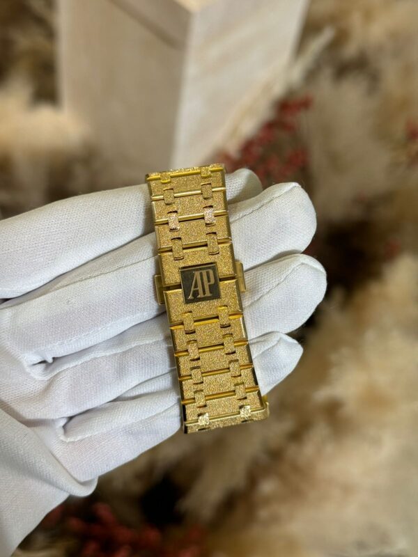 Audemars Piguet Royal Oak 41mm Frosted Gold Double-Balance Wheel Openworked - Image 3