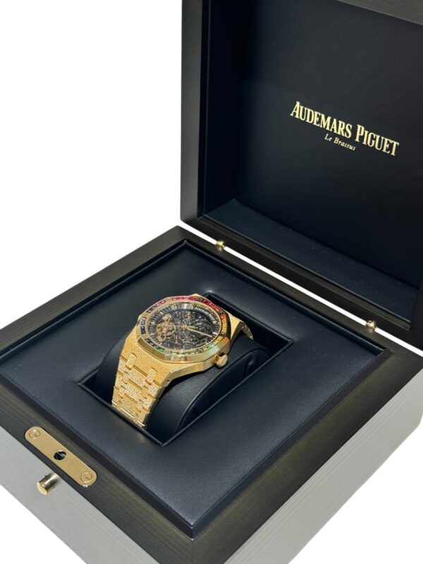 Audemars Piguet Royal Oak 41mm Frosted Gold Double-Balance Wheel Openworked - Image 6
