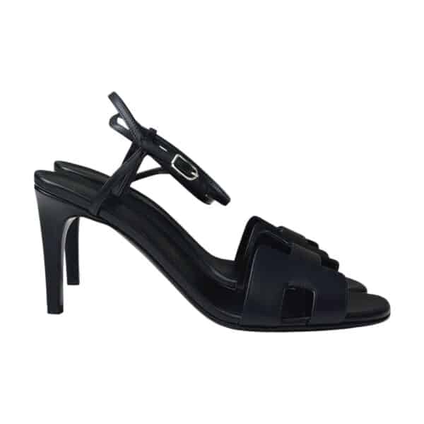 Hermes Heden 40 EU Black Sandals - Image 2