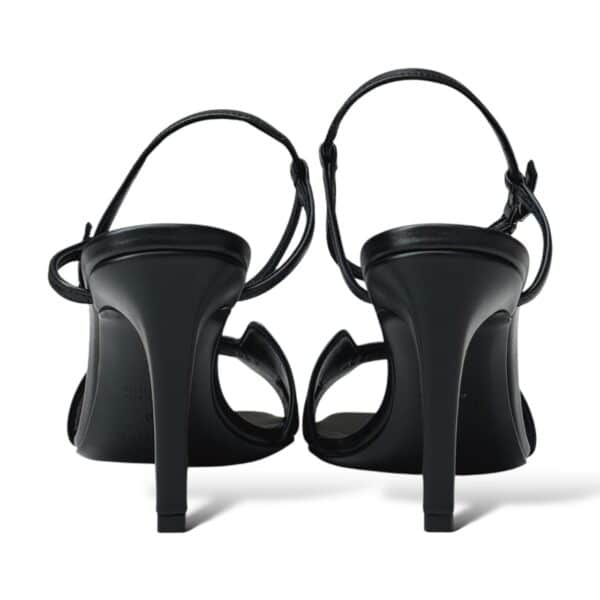 Hermes Heden 40 EU Black Sandals - Image 4