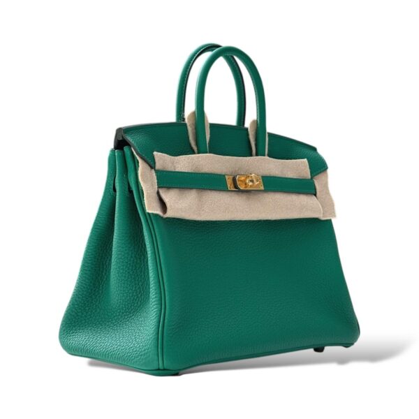 Hermes Birkin 25 Vert Vertigo Togo GHW - Image 2