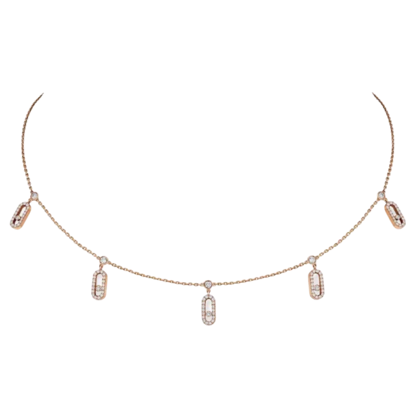 Messika Move Uno Pavé Pendant Drop Necklace