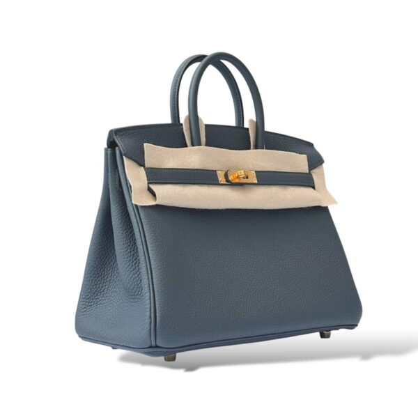 Hermes Birkin 25 Vert Fonce Togo GHW - Image 2
