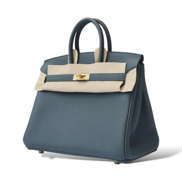 Hermes Birkin 25 Vert Fonce Togo GHW - Image 5