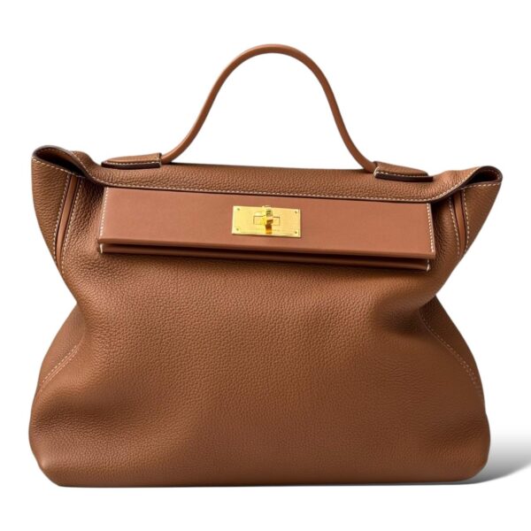 Hermes 2424 35 Gold Taurillon/Swift GHW