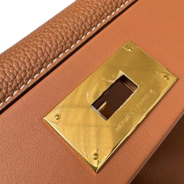 Hermes 2424 35 Gold Taurillon/Swift GHW - Image 12