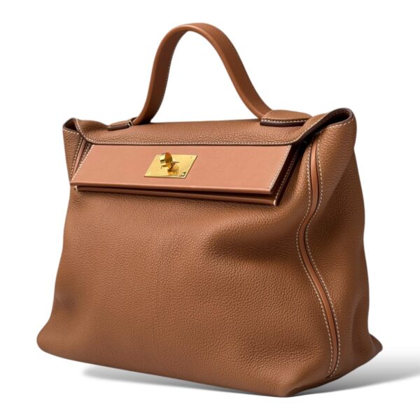 Hermes 2424 35 Gold Taurillon/Swift GHW - Image 6
