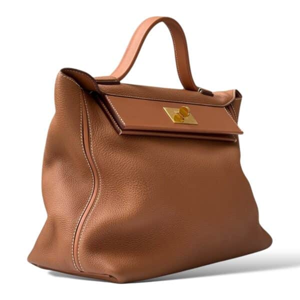 Hermes 2424 35 Gold Taurillon/Swift GHW - Image 2