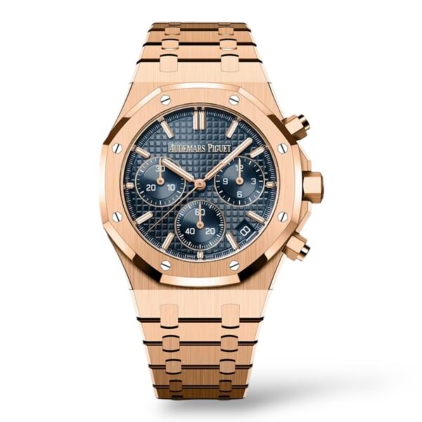Audemars Piguet Royal Oak 41mm 26240OR.OO.1320OR.05 Rose Gold "Bleu Nuit, Nuage 50" “Grande Tapisserie” dial
